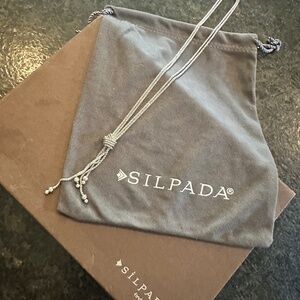 Silpada silver knot necklace